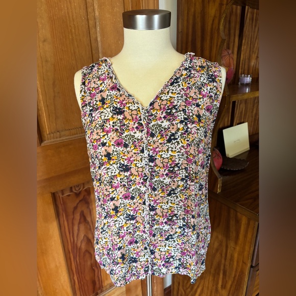 GAP Multicolor Floral Blouse - Picture 1 of 6